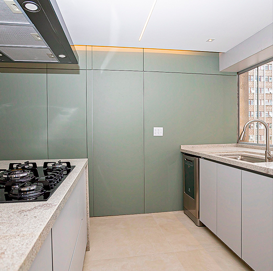 Cozinha - Parede Verde