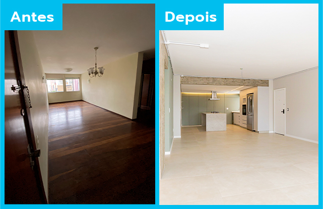Sala 2 - Antes x depois